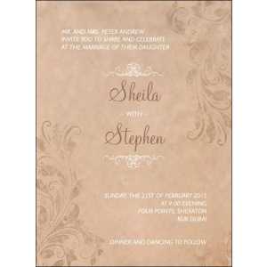 Wedding Invitation Card WIC 7858
