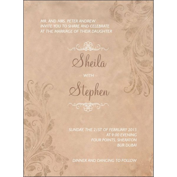 Wedding Card 17 01 1
