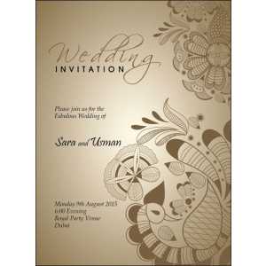 Wedding Invitation Card WIC 7861