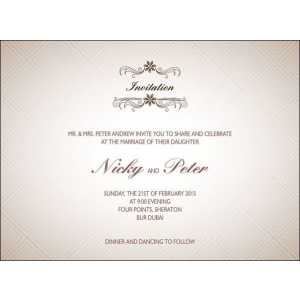 Wedding Invitation Card WIC 7864