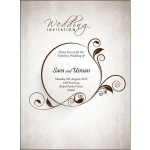 Wedding Invitation Card WIC 7869