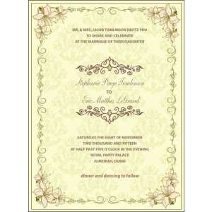 Wedding Invitation Card WIC 7873