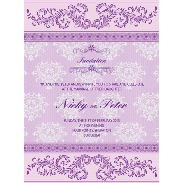 Wedding Card 34 01 1