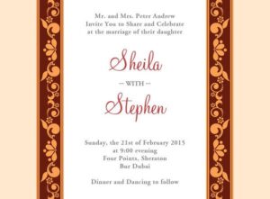 Wedding Invitation Card WIC 7878