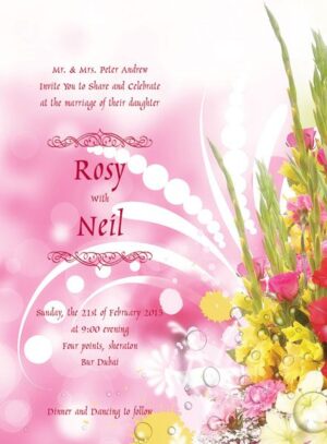 Wedding Invitation Card WIC 7881