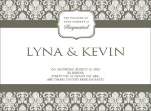 Wedding Invitation Card WIC 7883