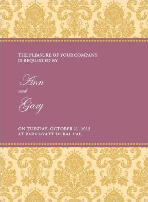 Wedding Invitation Card WIC 7885