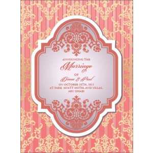Wedding Invitation Card WIC 7891