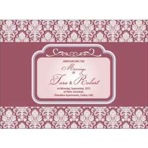 Wedding Invitation Card WIC 7896