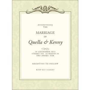 Wedding Invitation Card WIC 7904