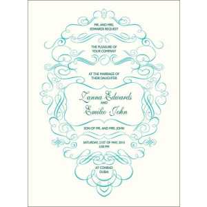 Wedding Invitation Card WIC 7909