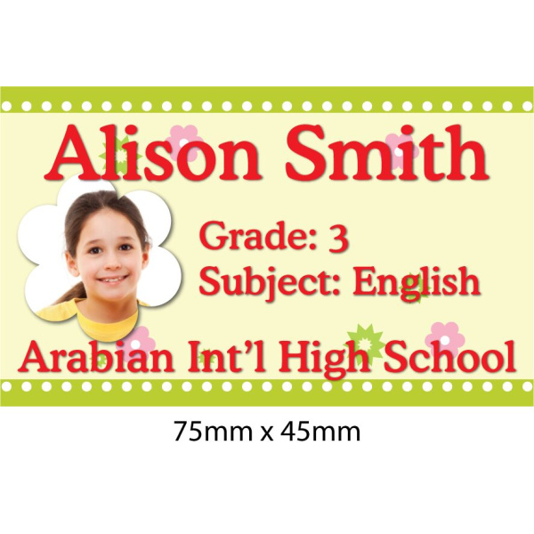 Personalised School Book Label