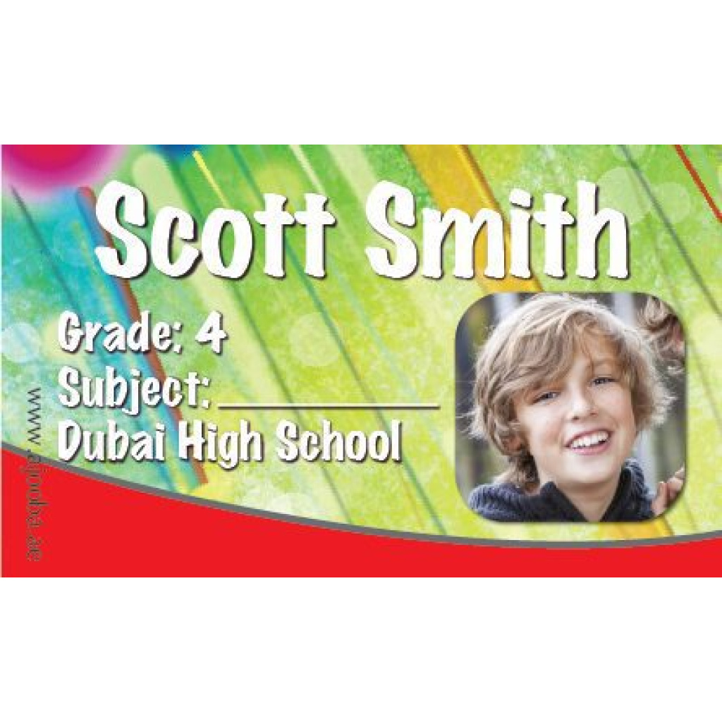 40 Personalised School Label 0207