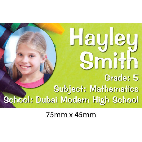 Personalised School Book Label