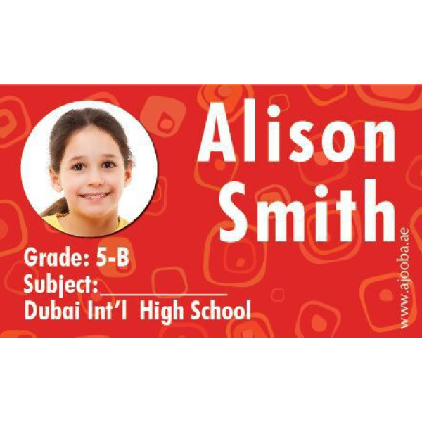 Personalised School Label
