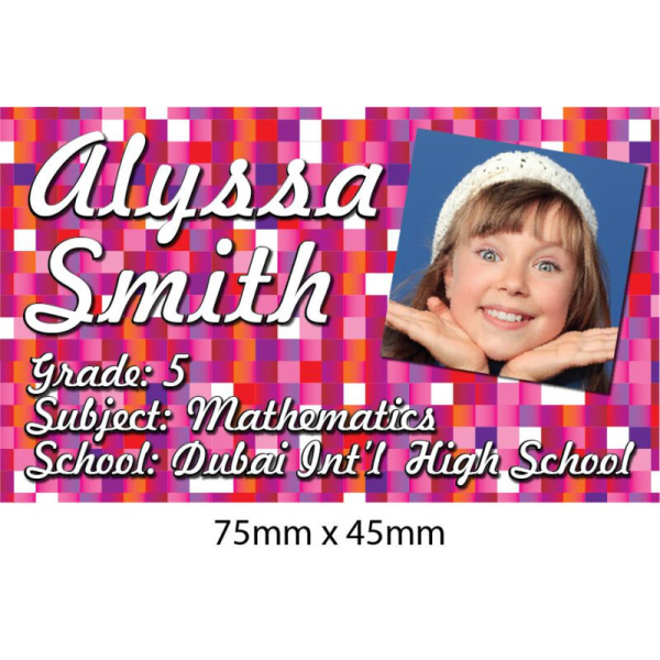 Personalised School Book Label