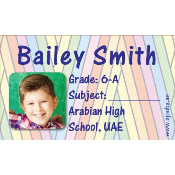 Personalised School Label
