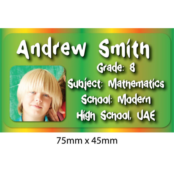 Personalised School Book Label