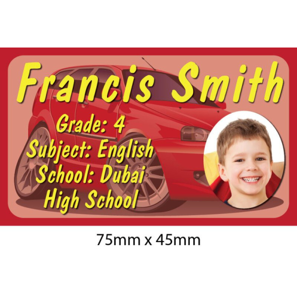 Personalised School Book Label