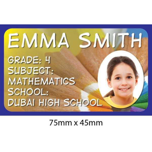 Personalised School Book Label