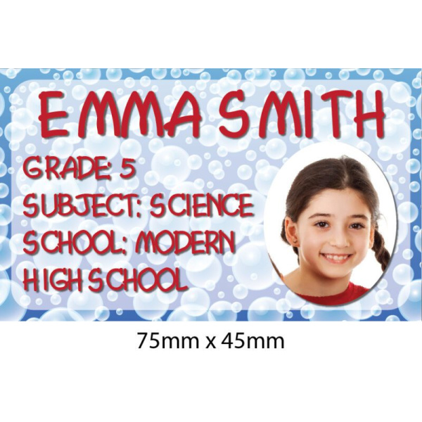 Personalised School Book Label