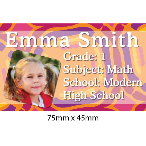 Personalised School Book Label