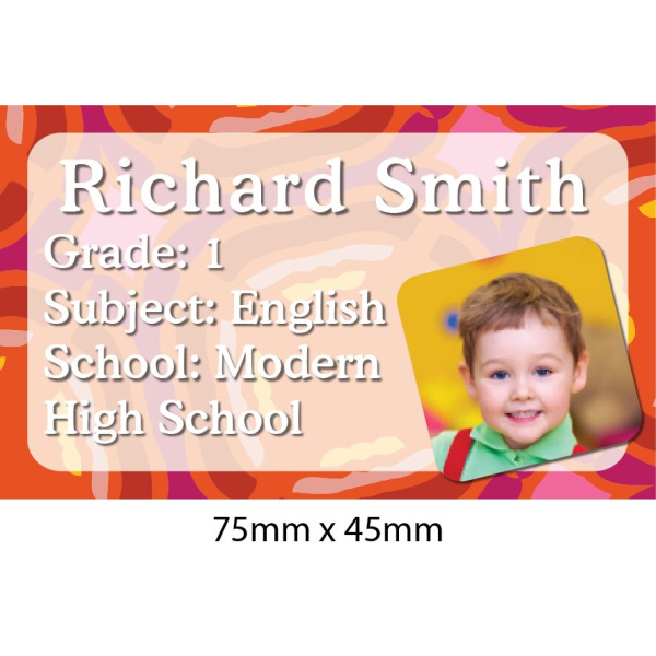 Personalised School Book Label
