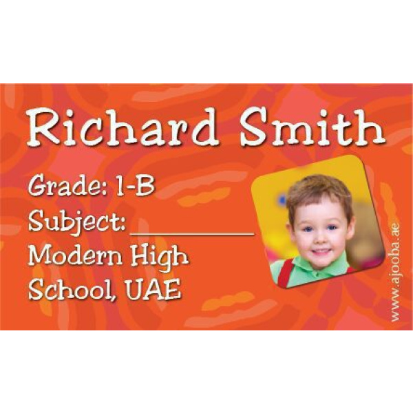 Personalised School Label