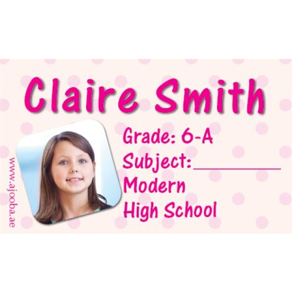 Personalised School Label
