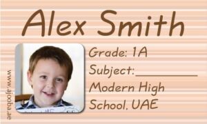 Personalised School Label