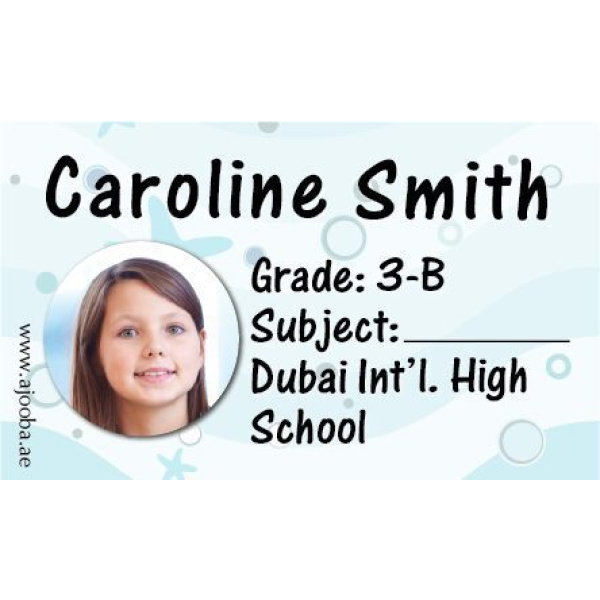 Personalised School Label