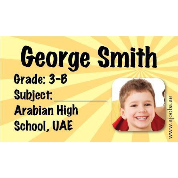 Personalised School Label