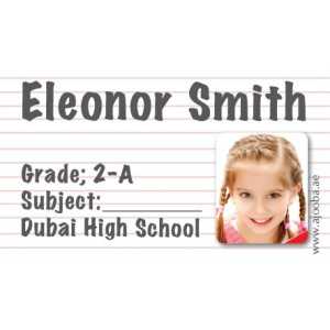 Personalised School Label