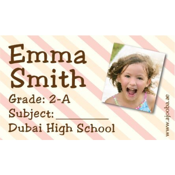Personalised School Label