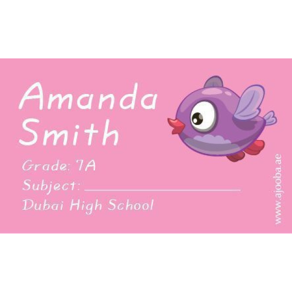 Personalised School Label