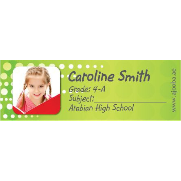 Personalised School Book Label