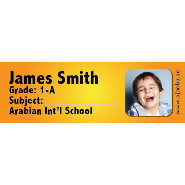 Personalised School Book Label