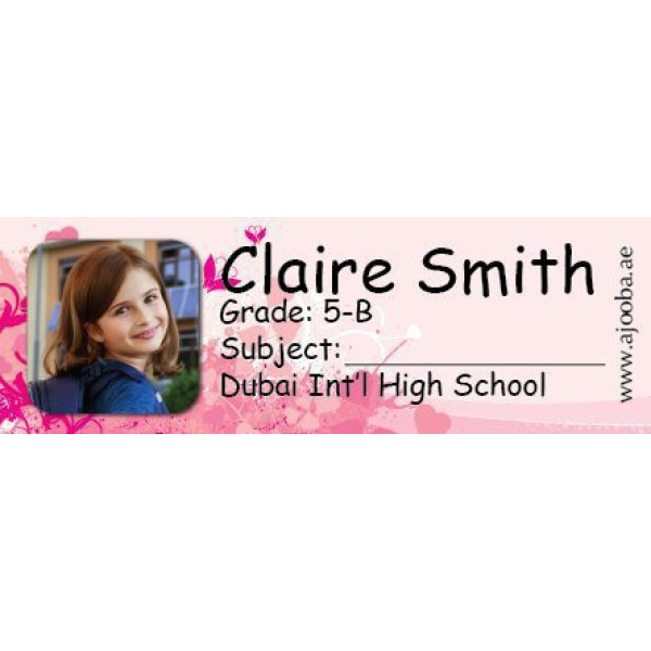 Personalised School Book Label