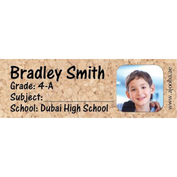 Personalised School Book Label