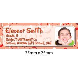 Personalised School Book Label