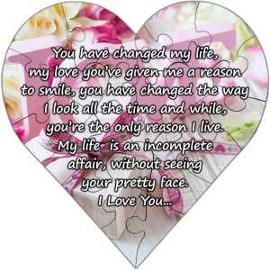 Valentine's Day Heart Shape puzzle  0013