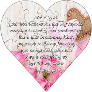 Valentine's Day Heart Shape puzzle  0014