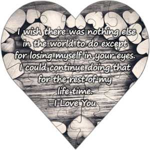 Valentine's Day Heart Shape puzzle  0020