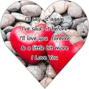 Valentine's Day Heart Shape puzzle  0003
