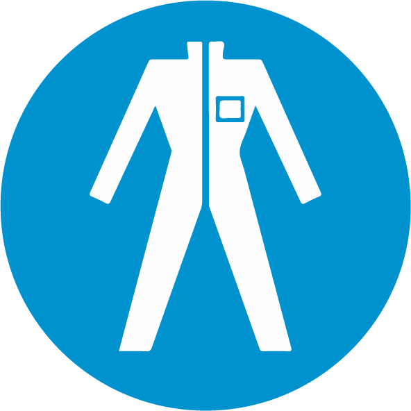 Wear Protective Clothing Labels