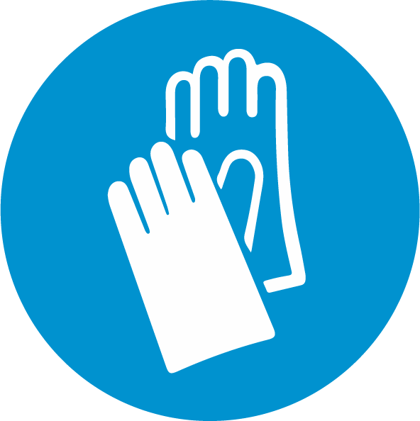 Wear Protective Gloves Labels