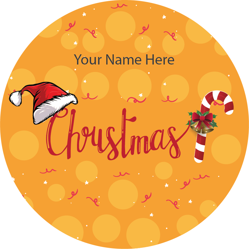 Personalised Christmas Gift Sticker / Waterproof Labels x Pack of 24 - 024