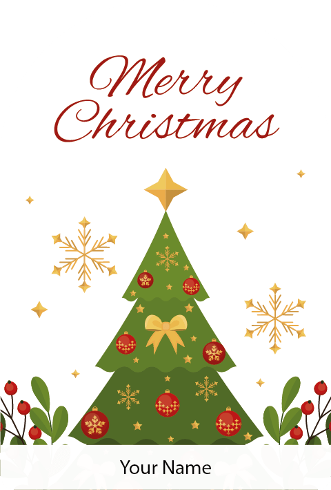 Personalised Christmas Gift Sticker / Waterproof Labels x Pack of 24 - 116