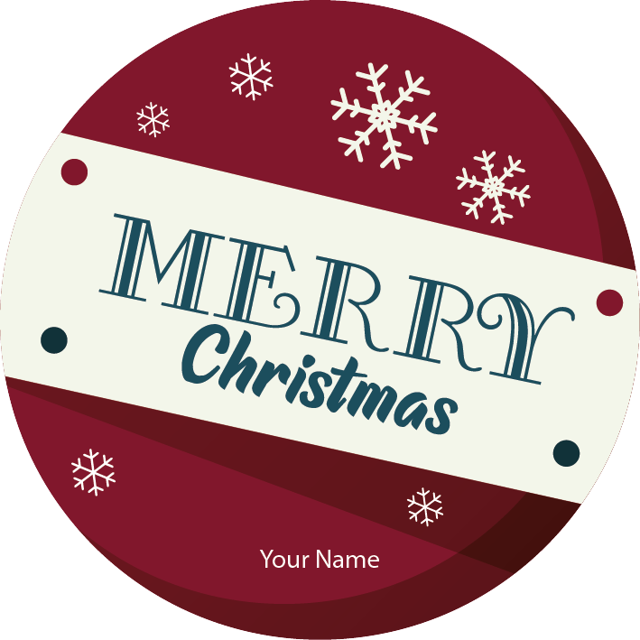 Christmas Gift Sticker - 143