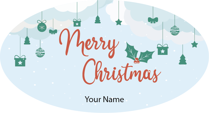 Christmas Gift Sticker - 145